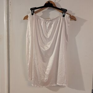 Elegant White Satin Top